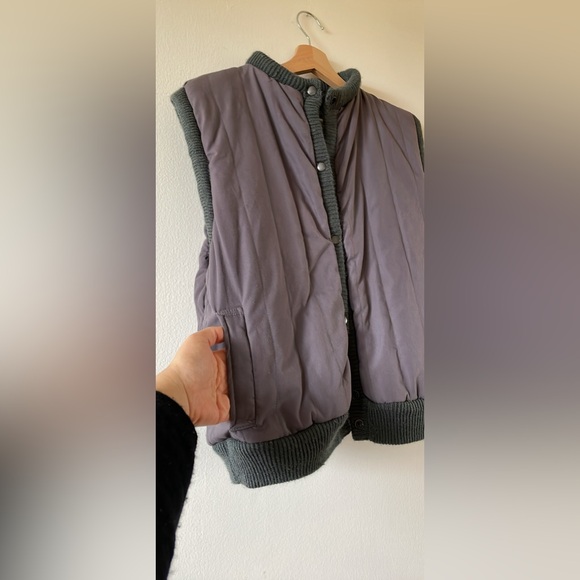Vintage Reversible Fall knit vest - Picture 6 of 7